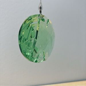 Swarovski Ornament Crystal Pendant Green Bamboo
